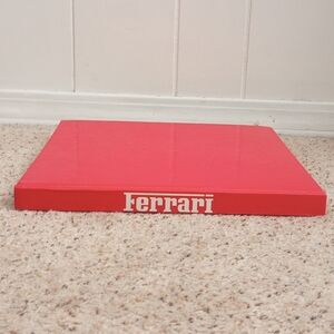 Red Ferrari Car Book